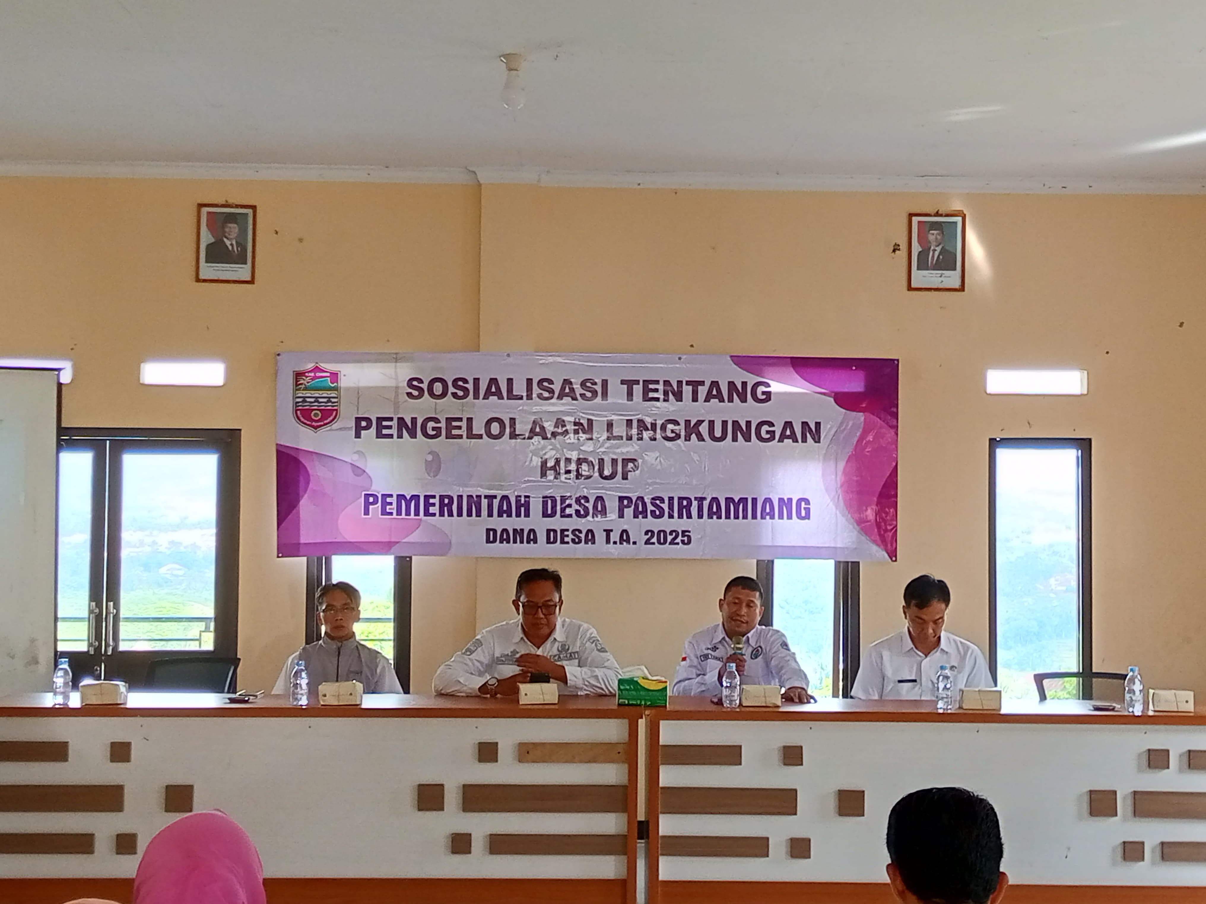 SOSIALISASI TENTANG PENGELOLAAN LINGKUNGAN HIDUP DANA DESA TA. 2025